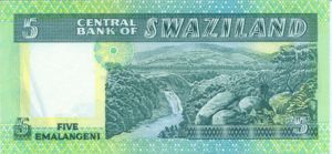 Swaziland, 5 Lilangeni, P9b