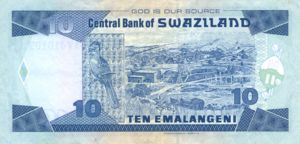 Swaziland, 10 Lilangeni, P29b