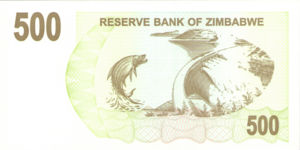 Zimbabwe, 500 Dollar, P43, RBZ B34a