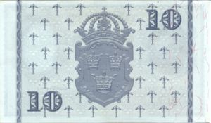 Sweden, 10 Krone, P43i