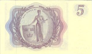 Sweden, 5 Krone, P50b