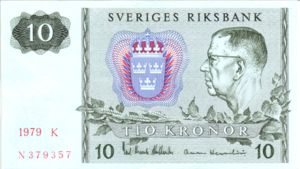 Sweden, 10 Krone, P52d