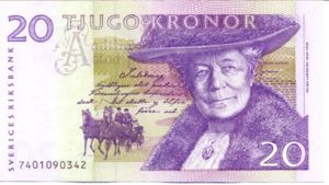 Sweden, 20 Krone, P63a v1