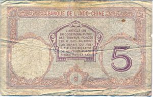 Tahiti, 5 Franc, P11b