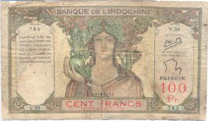 Tahiti, 100 Franc, P14c