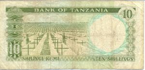 Tanzania, 10 Shilling, P2b