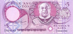 Tonga, 5 PaAnga, P33b