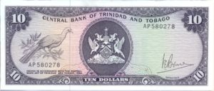 Trinidad and Tobago, 10 Dollar, P32a