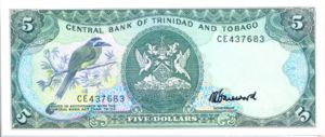 Trinidad and Tobago, 5 Dollar, P37c