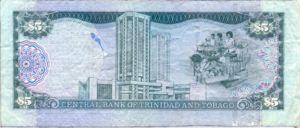 Trinidad and Tobago, 5 Dollar, P37d