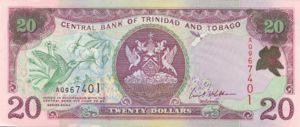 Trinidad and Tobago, 20 Dollar, P44b