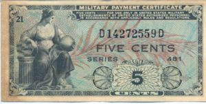 United States, The, 5 Cent, M22