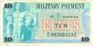 United States, The, 10 Cent, M92