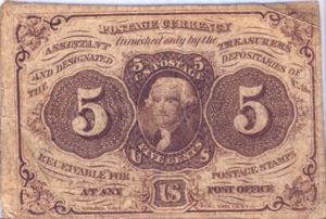 United States, The, 5 Cent, P97