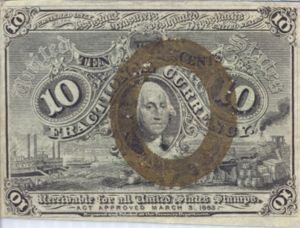 United States, The, 10 Cent, P102
