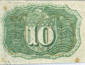 United States, The, 10 Cent, P102