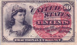 United States, The, 10 Cent, P115