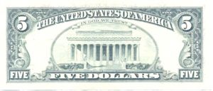 United States, The, 5 Dollar, P481b G