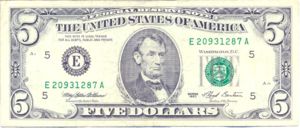 United States, The, 5 Dollar, P491