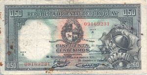 Uruguay, 50 Centesimo, P27b
