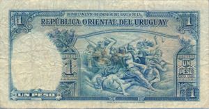 Uruguay, 1 Peso, P28b
