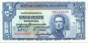 Uruguay, 5 Peso, P36b