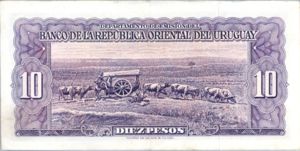 Uruguay, 10 Peso, P37c