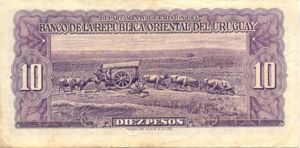Uruguay, 10 Peso, P37b