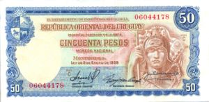Uruguay, 50 Peso, P38b