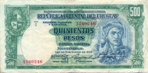 Uruguay, 500 Peso, P40b