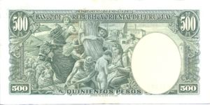Uruguay, 500 Peso, P40c