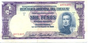 Uruguay, 1,000 Peso, P41c