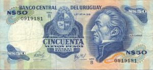 Uruguay, 50 New Peso, P61a