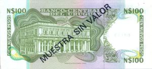 Uruguay, 100 New Peso, P62as