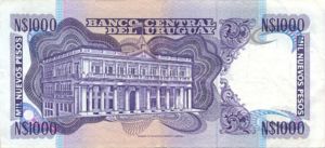 Uruguay, 1,000 New Peso, P64b