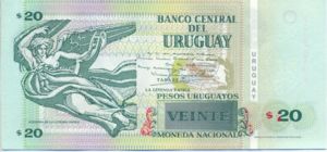 Uruguay, 20 Peso Uruguayo, P86a