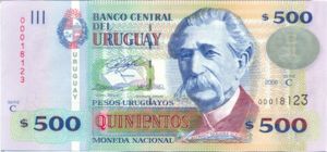 Uruguay, 500 Peso Uruguayo, P90