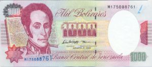 Venezuela, 1,000 Bolivar, P76d