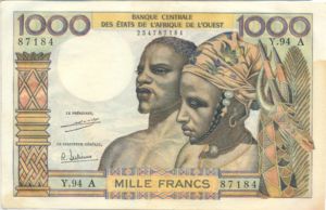 West African States, 1,000 Franc, P103Ah