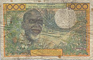 West African States, 1,000 Franc, P103Am