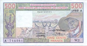 West African States, 500 Franc, P105Ab