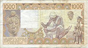 West African States, 1,000 Franc, P107Aj