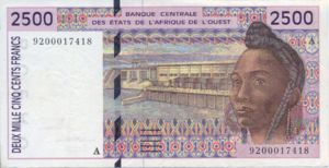 West African States, 2,500 Franc, P112Aa