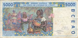West African States, 5,000 Franc, P113Ai
