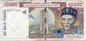 West African States, 10,000 Franc, P114Af