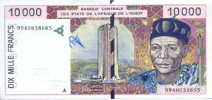West African States, 10,000 Franc, P114Ah