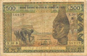 West African States, 500 Franc, P202Bg