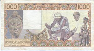 West African States, 1,000 Franc, P207Bc
