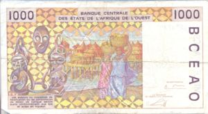 West African States, 1,000 Franc, P211Bm