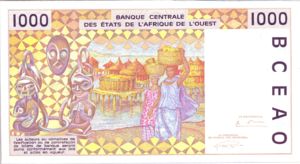 West African States, 1,000 Franc, P311Ce